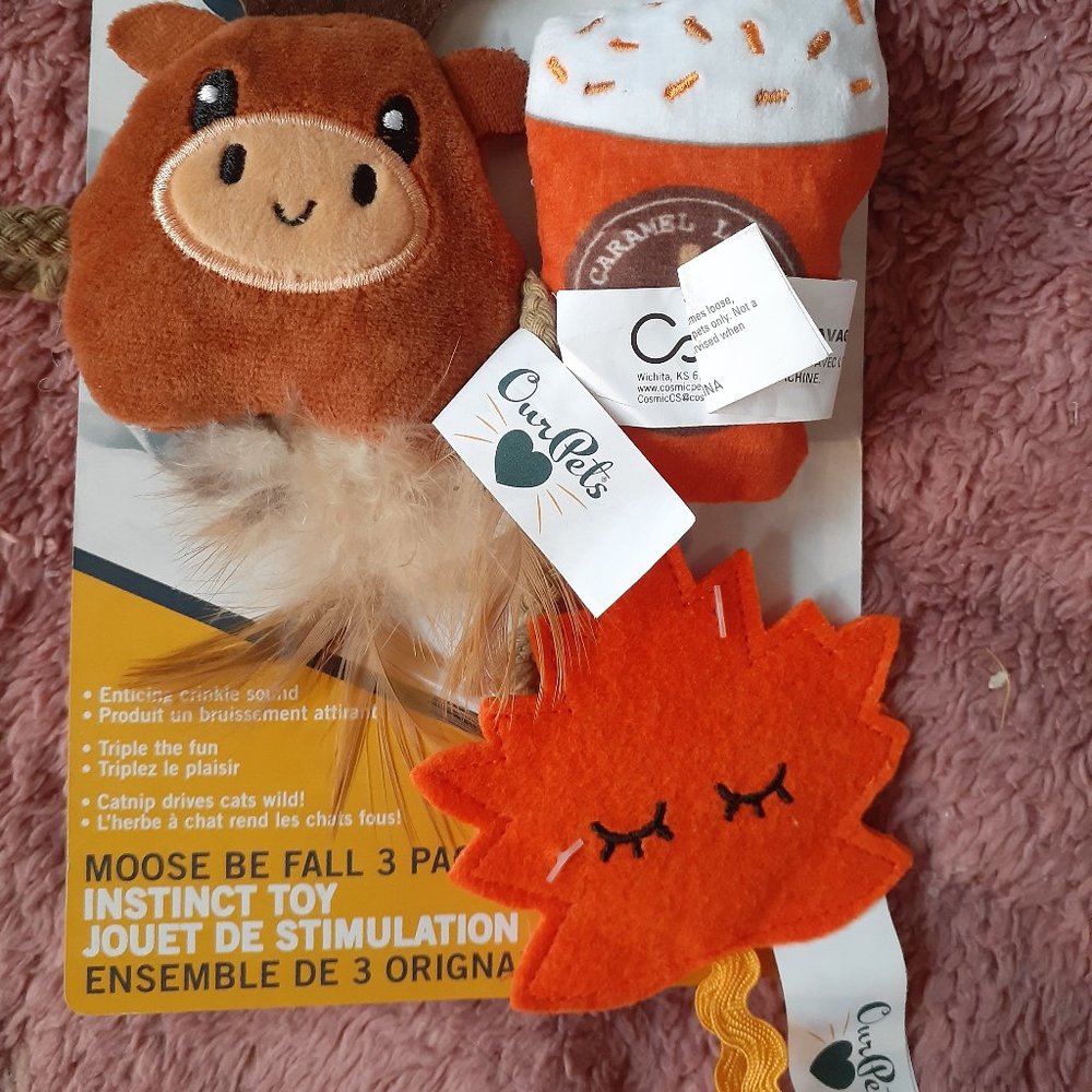 Brand New Our Pet's Catnip Cat Toy- 3CT.